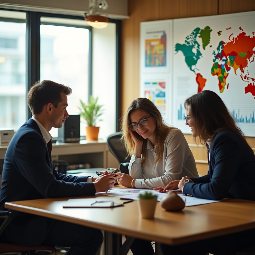 BudgetPro team werkt samen aan financiële planning