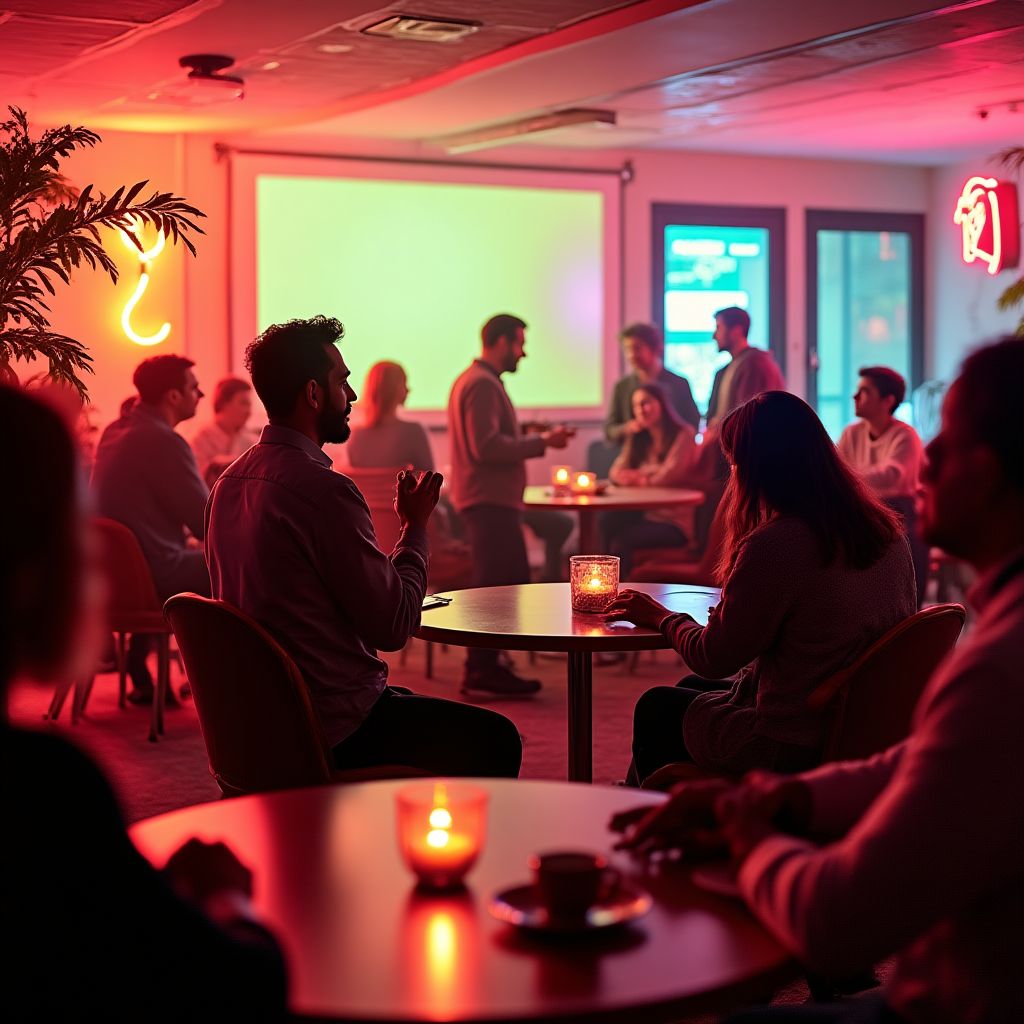 Netwerkgelegenheid na workshop
